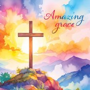 Amazing Grace pack of 5 Easter cards
