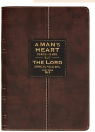 Executive Planner-2007 A Man's Heart (Proverbs 16:9)