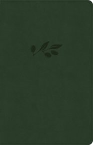 CSB Thinline Bible, Anglicised Edition, Olive Leathertouch