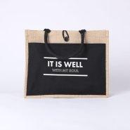 It Is Well With My Soul Jute Tote Bag