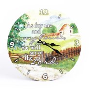 As For Me And My House 11" Wall Clock