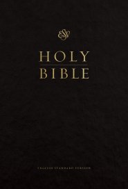 ESV Pew and Worship Bible, Black, Hardback, Large Print, Responsive Readings