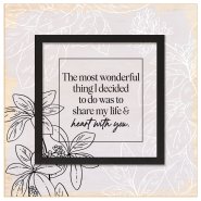 Plaque-Layered Grace-The Most Wonderful Thing (6" x 6")