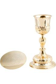 Gold Plated Chalice H 27 cm