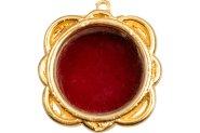 Gold Plated Pocket Reliquary D 2.5 cm