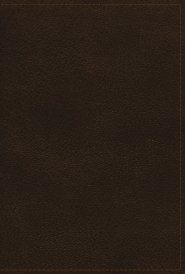 NIV Study Bible, Fully Revised Edition (Study Deeply. Believe Wholeheartedly.), Genuine Leather, Calfskin, Brown, Red Letter, Comfort Print