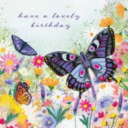 Birthday Card - Butterflies