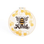 Bee Kind Embroidery Kit - 20.5cm