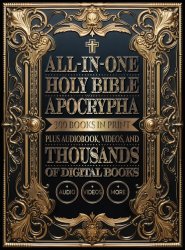 ALL-IN-ONE HOLY BIBLE WITH APOCRYPHA: 300 Books in Print Plus Audiobook, Videos, and Thousands of Digital Books