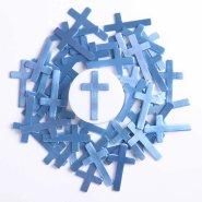 Blank Blue Pocket Cross - Pack of 50