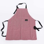 Homemade Memories Red Striped Kitchen Apron (One Size Fits Most)