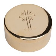 Gold Plated Container for Hosts D 5 cm