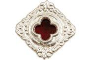 Nickel Plated Pocket Reliquary D 6 cm