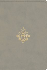 ESV Personal Size Reference Bible (TruTone, Stone, Branch Design)