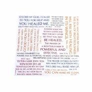 Prayer Cloth Healing Verses Pack of 6