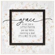 Plaque-Layered Grace-Grace Is Not Just A Little Prayer (6 x 6)
