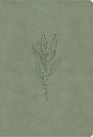 NASB Super Giant Print Reference Bible, Sage Suedesoft