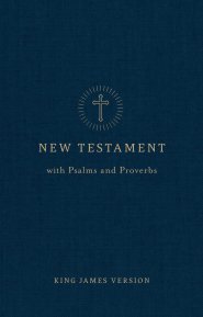 KJV Pocket New Testament with Psalms and Proverbs, Navy