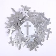 God Loves You Silver Pocket Cross - Pack of 200