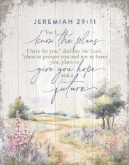 Wall Plaque-Timberland Art-For I Know The Plans (11.75 x 15)