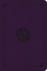 ESV Large Print Bible (TruTone, Lavender, Emblem Design)