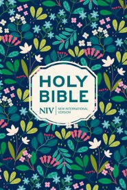 NIV Pocket Bible, Teal, Hardback, Bible Guide, Help & Guidance, Reading Guide, Floral Design