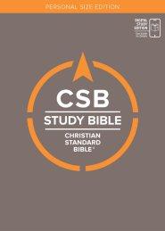 CSB Study Bible, Personal Size, Digital Study Edition, Charcoal Cloth Over Board