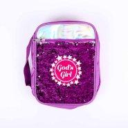 God's Girl Sequin Bible Cover - Large