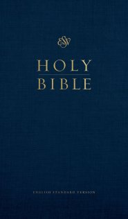 ESV Church Bible, Large Print (Hardcover, Blue)