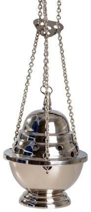 Nickel Plated Thurible H 15 cm