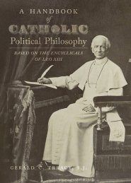 A Handbook of Catholic Political Philosophy