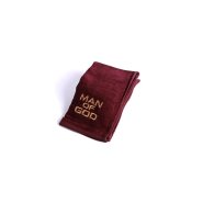 Pastor Towel Man Of God Burgundy Cotton