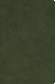 CSB Single-Column Compact Bible, Zipper Closure, Olive