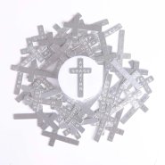Amazing Grace Silver Pocket Cross - Pack of 50