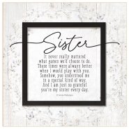 Plaque-Layered Grace-Sister (6 x 6)