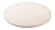 Light Wood Candle Plate D 10 cm