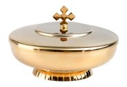 Golden Plated Ciborium D 9.5 cm
