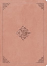 ESV Single Column Journaling Bible, Large Print (TruTone, Blush Rose, Ornament Design)