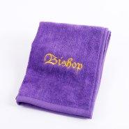 Pastor Towel Bishop Purple Cotton