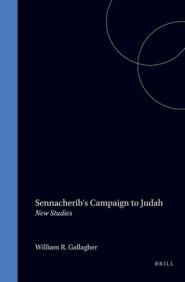 Sennacherib's Campaign to Judah: New Studies