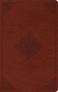 ESV Large Print Value Thinline Bible (TruTone, Tan, Ornament Design)