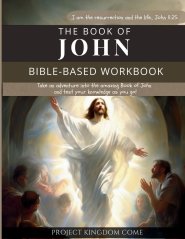The Book of John I Kids Workbook to Help Children Study and Understand the Bible I Biblical quizzes for kids ages 9 and above: Bible-Base Workbook, Bi