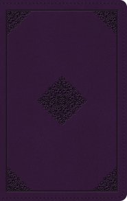 ESV Giant Print Personal Size Bible, Red Letter (TruTone, Lavender, Ornament Design)