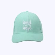 Hold On To Hope Sea Green Cap