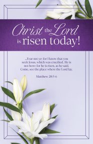 Easter Bulletin: Christ the Lord is Risen Today (Package of 100)