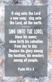 New Year Bulletin: O Sing Unto the Lord (Package of 100)