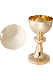 Chalice gold plated H 20 cm