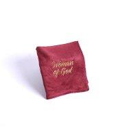 Pastor Towel Woman Of God Burgundy Microfiber
