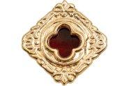 Gold Plated Pocket Reliquary D 6 cm