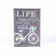 Life Is A Beautiful Journey Spiral Bound Journal
